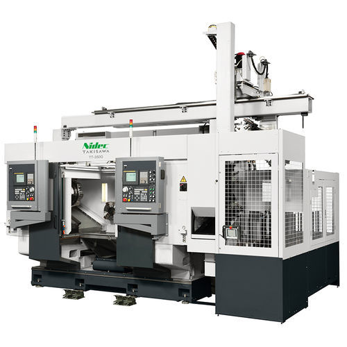 Torno CNC - TT-350G - TAKISAWA - horizontal / de 2 eixos / de dois fusos