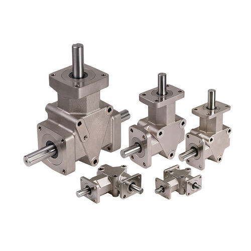Redutor de engrenagens cônicas - Crown Right Angle Gearbox IP65 - ZERO-MAX Europe - de eixos ortogonais / de eixo maciço / de eixo estriado