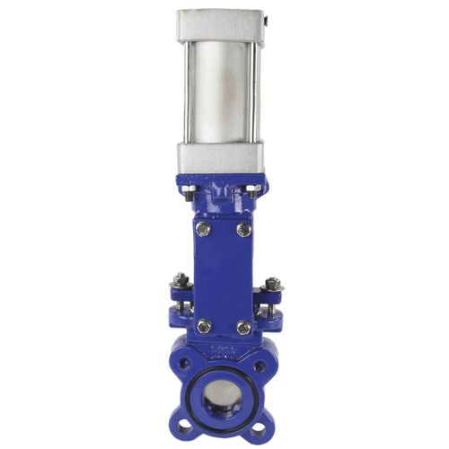 Válvula de guilhotina - D040-03045 - SIMPLE VALVE, S.L. - com acionamento pneumático / de bloqueio / para águas residuais