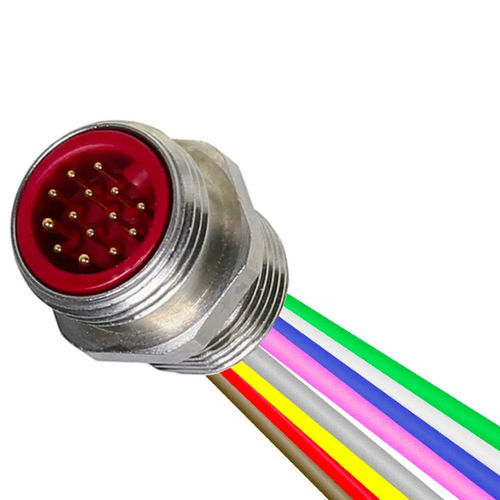 Conector de alimentação elétrica - HDEM - PONY SRL - redondo / de inserção (PTH) / de potência média