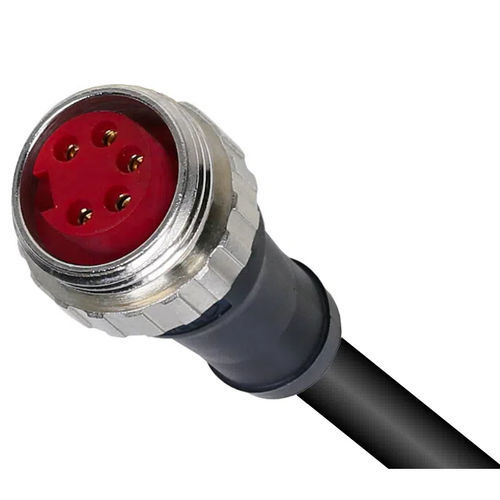 Conector de alimentação elétrica - HDLH - PONY SRL - redondo / de potência / 6 polos