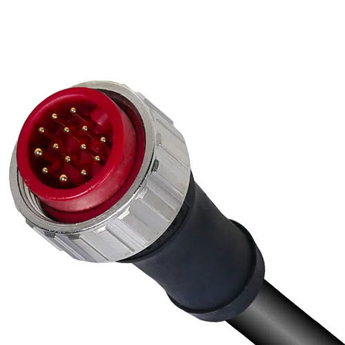 Conector de alimentação elétrica - HDLR - PONY SRL - redondo / de potência média / multipolar