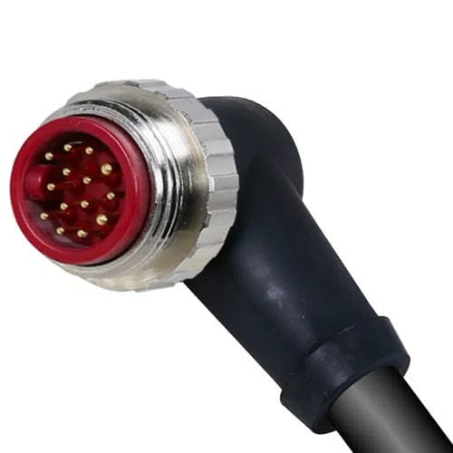 Conector de alimentação elétrica - HDMM - PONY SRL - redondo / de potência média / multipolar