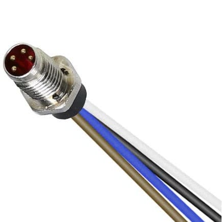 Conector de alimentação elétrica - RESM - PONY SRL - redondo / de inserção (PTH) / M8
