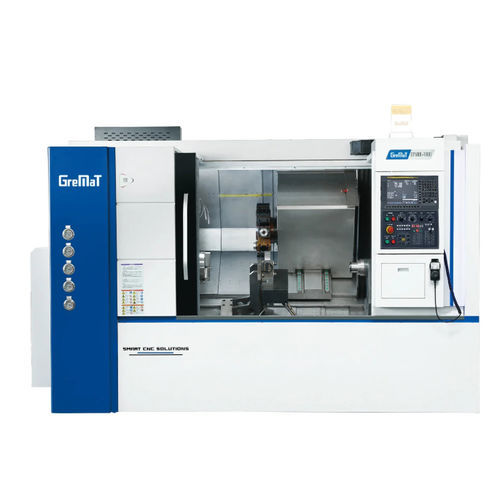 Torno CNC - DT500E-1000 - Nanjing Genvan Intelligent Equipment Co. Ltd. - de 4 eixos / A2-6 / 12 ferramentas