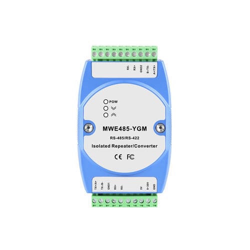 Conversor serial - MWE485-YG  - Maisvch - RS-485 / RS422 / para trilho DIN