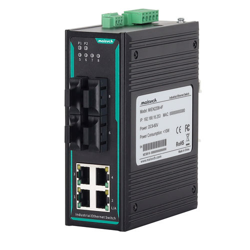 Switch de rede não gerenciável - MIEN2208-4F series - Maisvch - 8 portas / de nível 2 / de fibra óptica