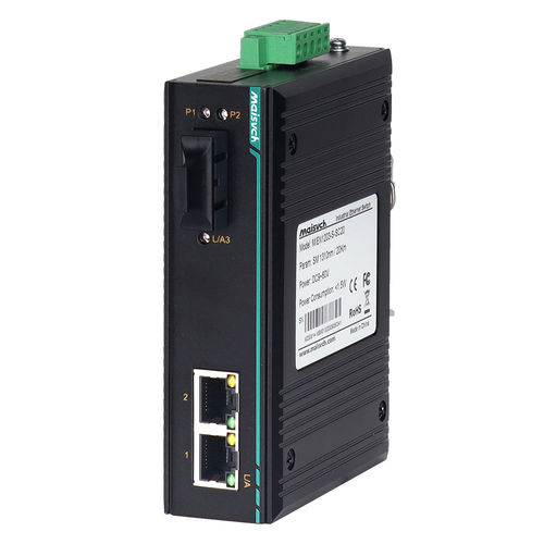 Conversor multimédia - MIEN1203-F - Maisvch - Ethernet para fibra óptica / para trilho DIN