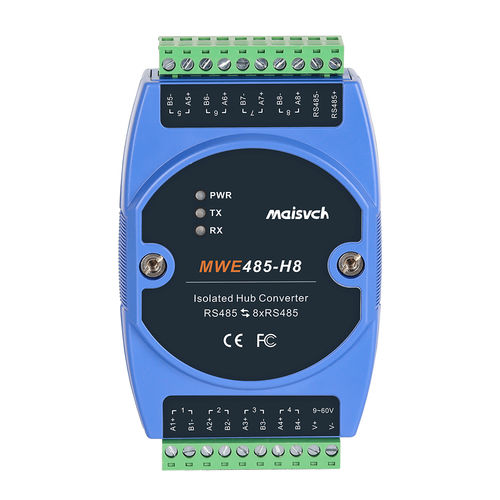 Conversor RS-485 - MWE485-H8 - Maisvch - para trilho DIN / industrial / isolado