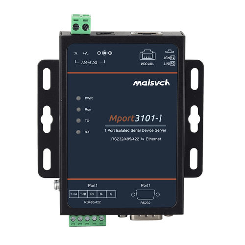 Servidor de periférico RS-485 - Mport3101-I - Maisvch - ModBUS RTU / RS-422 / RS232