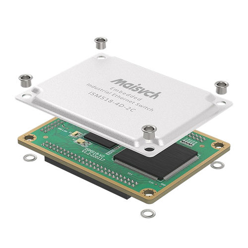 Módulo comutador de Ethernet gerenciável - ISM518-4D-2C - Maisvch - 8 portas / de nível 2 / serial