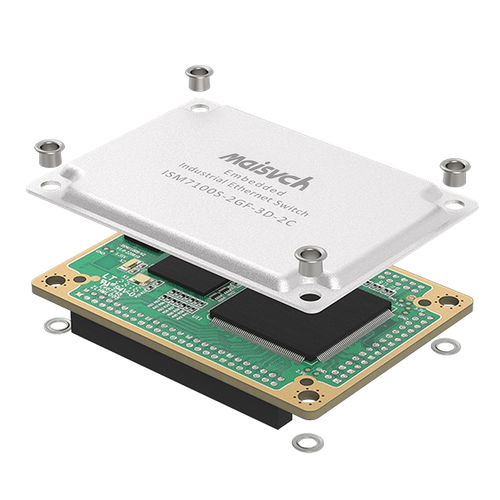 Módulo comutador de Ethernet gerenciável - ISM7100S-2GF-3D-2C - Maisvch - 10 portas / de nível 2 / Gigabit Ethernet