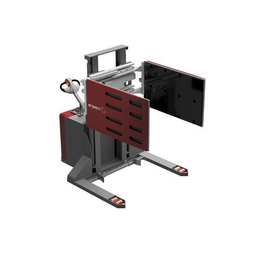 Trocador de paletes móvel - PC-23M - ergopal GmbH - para centro de usinagem / para a indústria de alimentos e bebidas / com carro de transferência autônomo motorizado