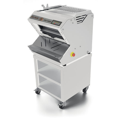 Fatiador de pão industrial automático - BA450S - RAM Pétrins - com sistema de embalagem