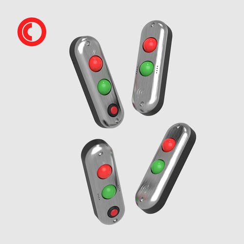 Indicador luminoso para montagem nivelada com superfície - TL series - OPENERS & CLOSERS - para montagem em superfície