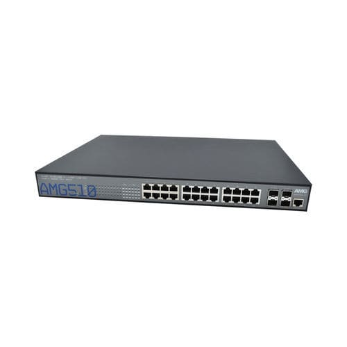 Switch de rede gerenciável - AMG510-8GBT-16GAT-4XS-P460 - AMG Systems - 28 portas / Gigabit Ethernet / de nível 3