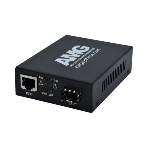 Conversor multimédia - AMG210M-1GAT-1S-P30 - AMG Systems - Ethernet média / Gigabit Ethernet / compacto