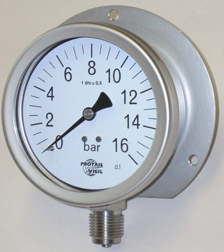 Manômetro com mostrador analógico - MAX - PROTAIS-VIGIL  HYDROPNEU TECHNOLOGIC - em alumínio / em aço inoxidável / para gás