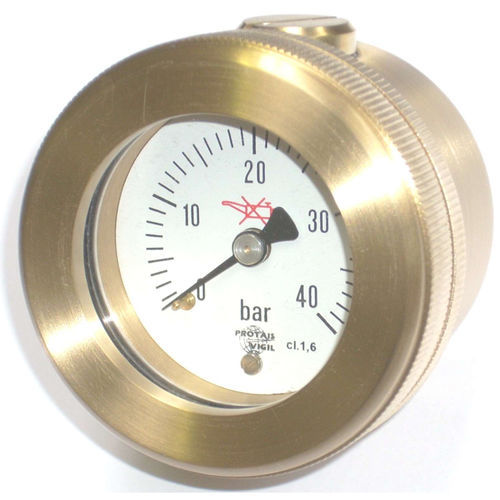 Manômetro com mostrador analógico - PSMA - PROTAIS-VIGIL  HYDROPNEU TECHNOLOGIC - G 1/4 / em latão / em aço inoxidável