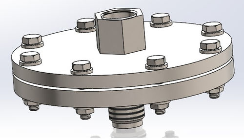 Separador por membrana com conexão roscada - S771A  - PROTAIS-VIGIL  HYDROPNEU TECHNOLOGIC - para manômetro / para aplicações higiênicas / de medição
