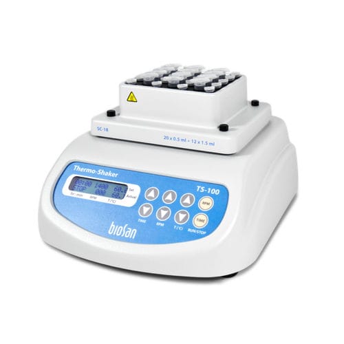 Termoagitador (Thermo Shaker) orbital - TS-100 - Biosan - digital / em placa / de aquecimento