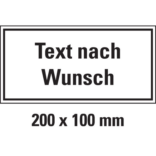 Painel de informações de segurança - 10767 - Kroschke sign-international GmbH - para ambientes internos e externos / autocolante
