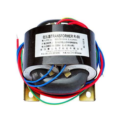 Transformador de isolamento - R-50 - LUSHAN CHINA - com núcleo R / para telecomunicações / monofásico