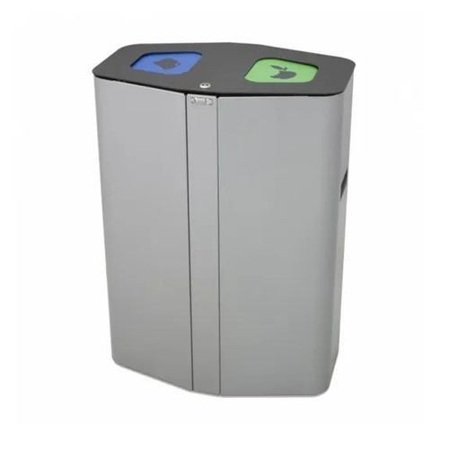 Lixeira para reciclagem - T02E40 - Recycleoffice - com tampa