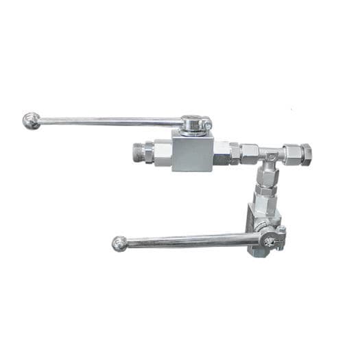 Válvula de bloqueio - DP-D-003-000002 - Dosier- und Prüftechnik GmbH - de esfera / manual / para óleo