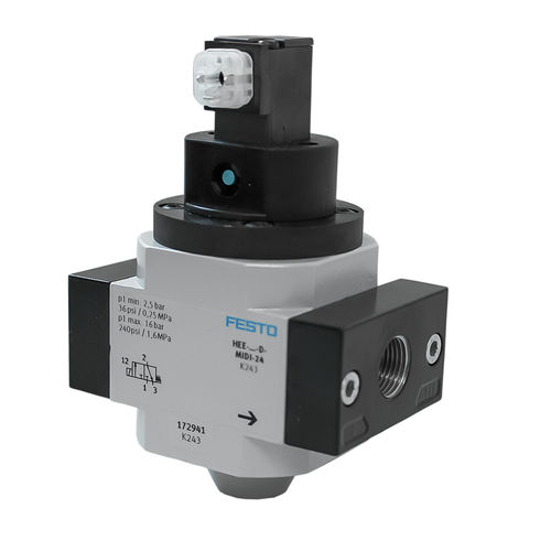 Válvula de alívio de pressão de ar comprimido - DP-K-012-000002 - Dosier- und Prüftechnik GmbH - para transporte pneumático / em aço inoxidável / pneumática
