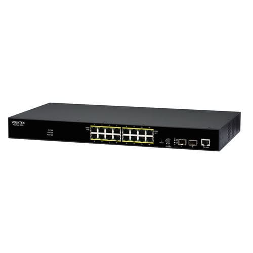Switch de rede gerenciável - 9005-16GP2GS series - Volktek - 16 portas / montado em rack / para ambiente interno