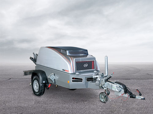 Transportador de argamassa para contrapisos de semi-reboque - MIXMAN D5 HURRICAN - GB Machines - a diesel