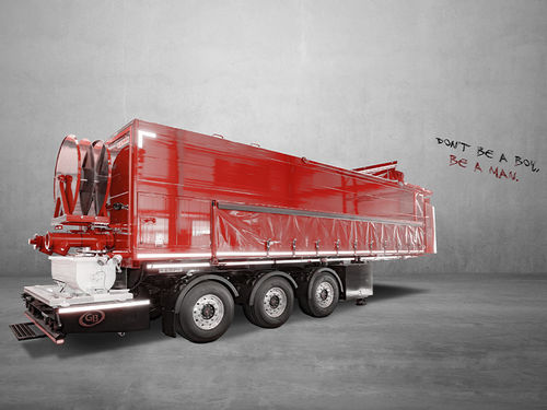 Transportador de argamassa para contrapisos de semi-reboque - MOBILEMAN D3L - GB Machines - a diesel