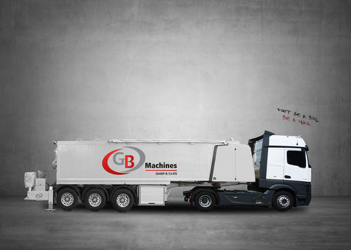 Transportador de argamassa para contrapisos de semi-reboque - MOBILEMAN D5 - GB Machines