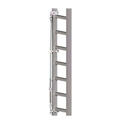 Linha de vida vertical - 4100 01 40 - Net Mak Metal Makine San. Ve Tic. Ltd. Sti. - de proteção contra quedas / para trabalhos em altura