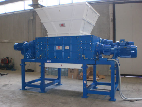Triturador de 4 eixos - 120130S-MAX - ISVE - de metal / para resíduos sólidos e a granel / de pneus