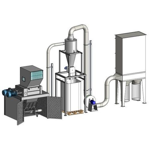 Linha de reciclagem de materiais plásticos - 40/80S &ndash; GR500 - ISVE - com granulação