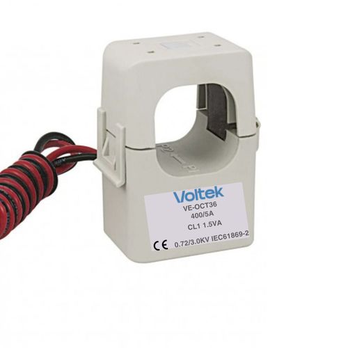 Transformador de corrente - VE-OCT36 - Voltek Energy Limited - com núcleo dividido (split-core) / para contador / monofásico