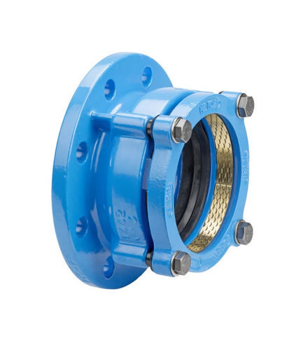 Adaptador flangeado - 0400A - Hawle - para tubos / DIN