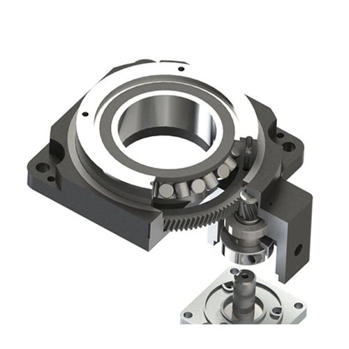 Mesa de posicionamento com base giratória - Hansheng Automation (Dongguan) Co., Ltd. - motorizada / para soldagem / industrial