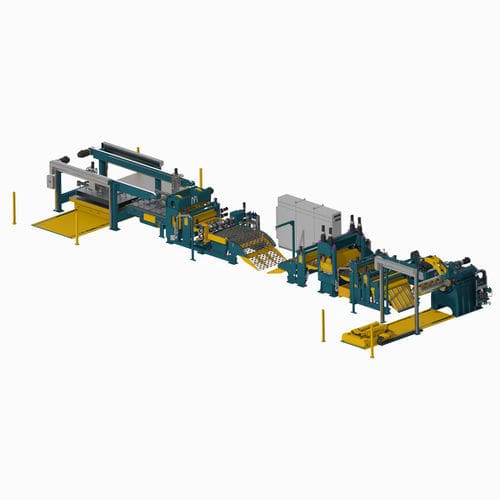 Linha de corte longitudinal (em tiras) para chapas finas - DEVELOPPEMENT PROJETS INDUSTRIELS (DPI) - de fita de metal / CNC / alimentada por bobina