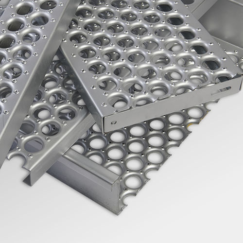 Grade de piso em aço galvanizado - Perf-O6 - Metart Building Tech Co.,Ltd - em alumínio / em aço inoxidável / em aço macio