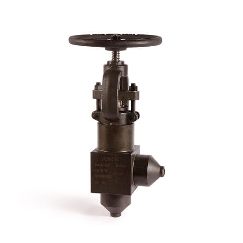 Válvula de ângulo reto - L663 - Taloar - com volante / de controle / para produtos químicos