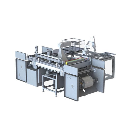 Máquina de laminar visualização flexível - Crest Dutch Machinery - de rolo a rolo / automática