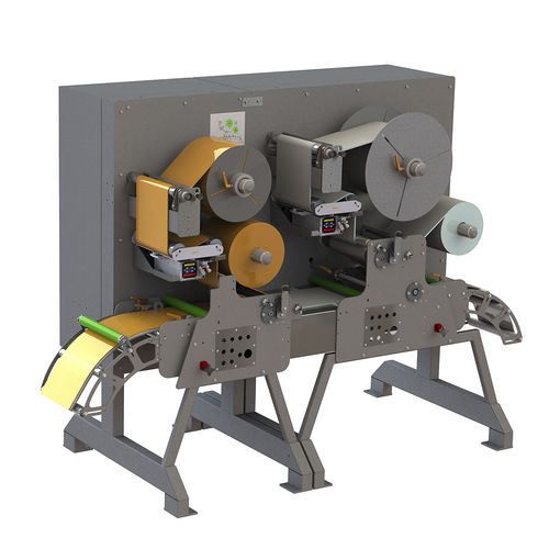 Máquina de laminar com alongamento controlado - Crest Dutch Machinery - de rolo a rolo / a frio / automática