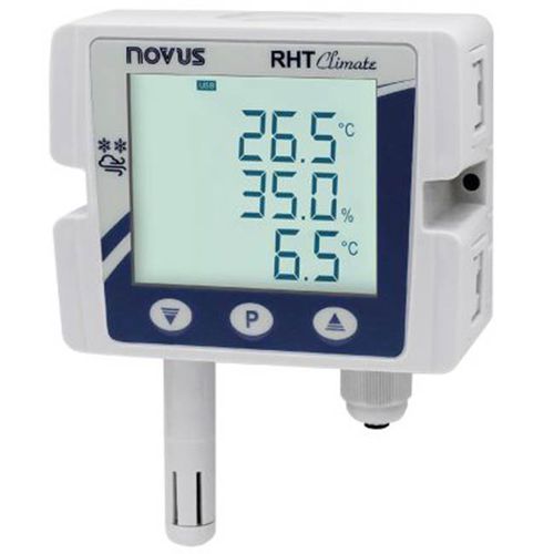 Sensor de umidade e temperatura relativa - Exceltec Canada Inc. - de parede / digital / RS-485
