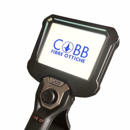Vídeo-endoscópio flexível - LHC-DUAL VISION - Cobb Fibre Ottiche Srl - para máquinas / para tanque / para inspeção de encanamentos
