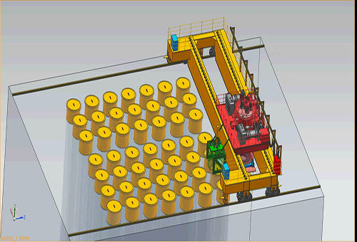 Guindaste de pórtico para reatores - TAIYUAN HEAVY INDUSTRY CO.,LTD - para trilho / para aplicações nucleares / de viga dupla