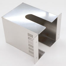 Chapa decorativa - AGENCY ASSIST INC. - em inox / 3D