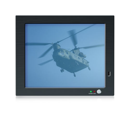 Monitor LCD - RGD-DSP-A01700J-0001 - Key Technology Rugged System Limited - 17" / 1280 x 1024 / embutido